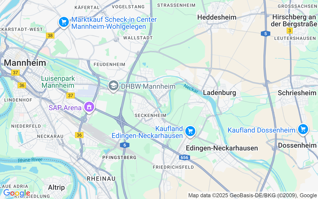 Moderne, seniorengerechte Wohnung, ruhige Wohnlage nahe am Neckar - Erbbaugrundstück