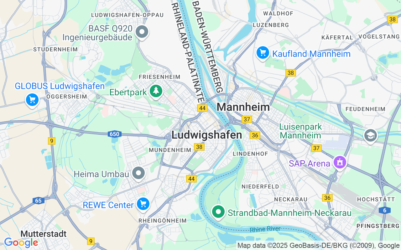 Frisch renovierte 2-Zimmer-Wohnung mit Balkon und Weitblick im Herzen von Ludwigshafen